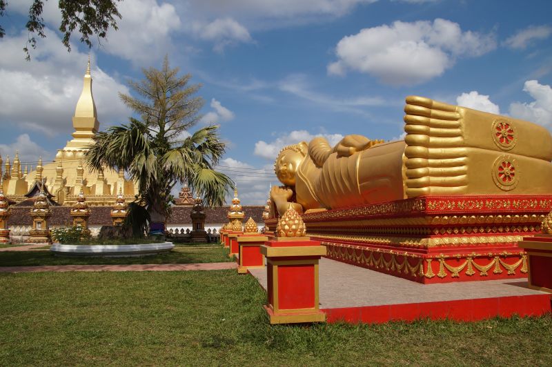 Vientiane: Am Pha That Luang